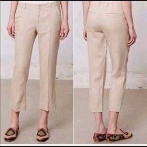 NWT Anthropologie Elevenses Linen Pants